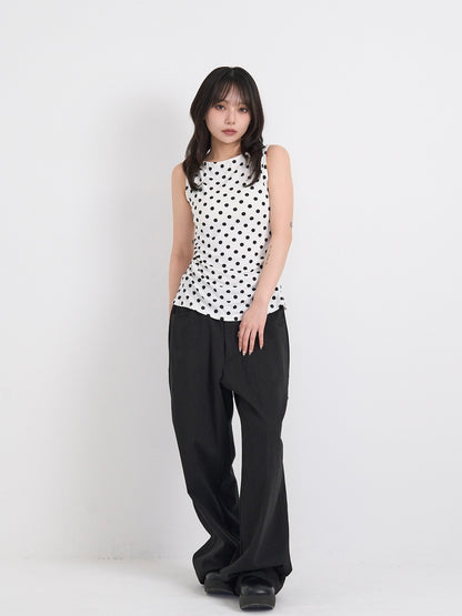 dot back cut out tops