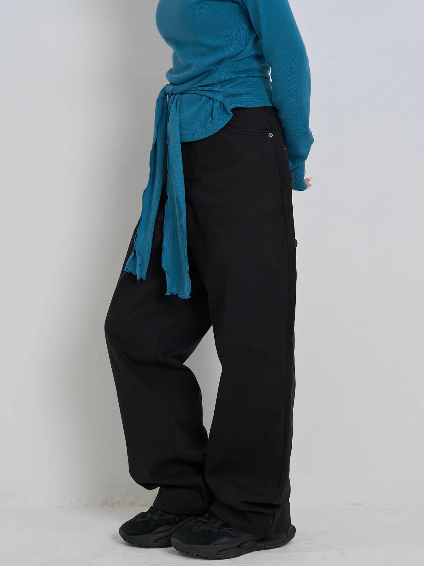 straight cotton pants