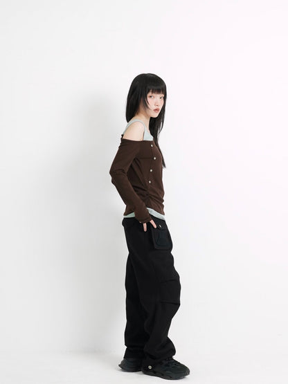 panel pocket cargo pants