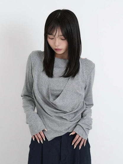 halter drape tops