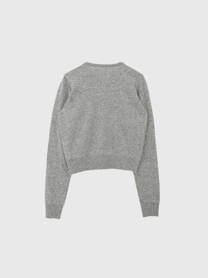 contrast line cardigan