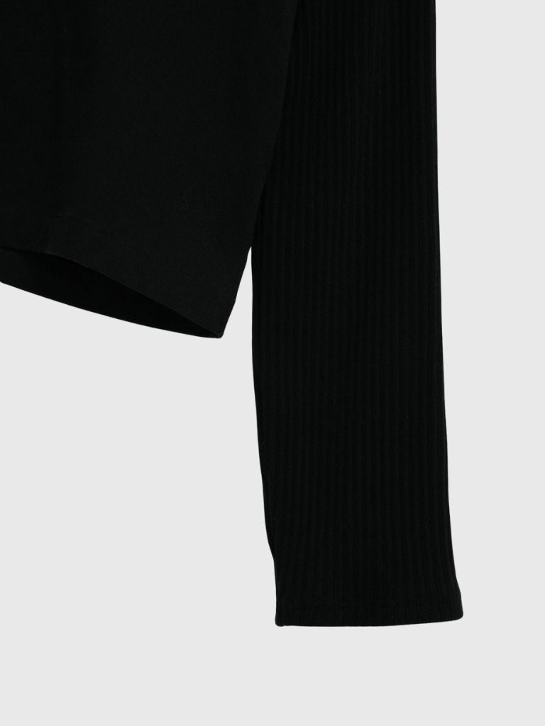 color block two way zip jacket