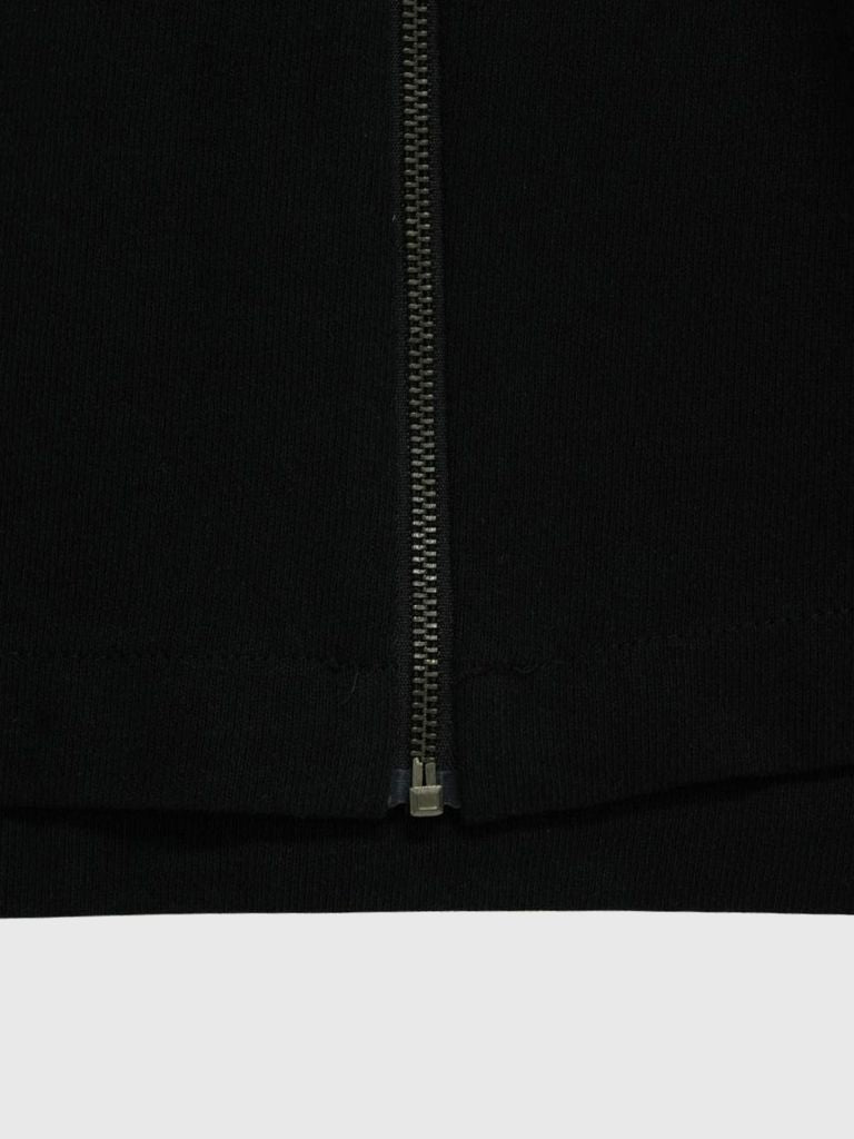 color block two way zip jacket