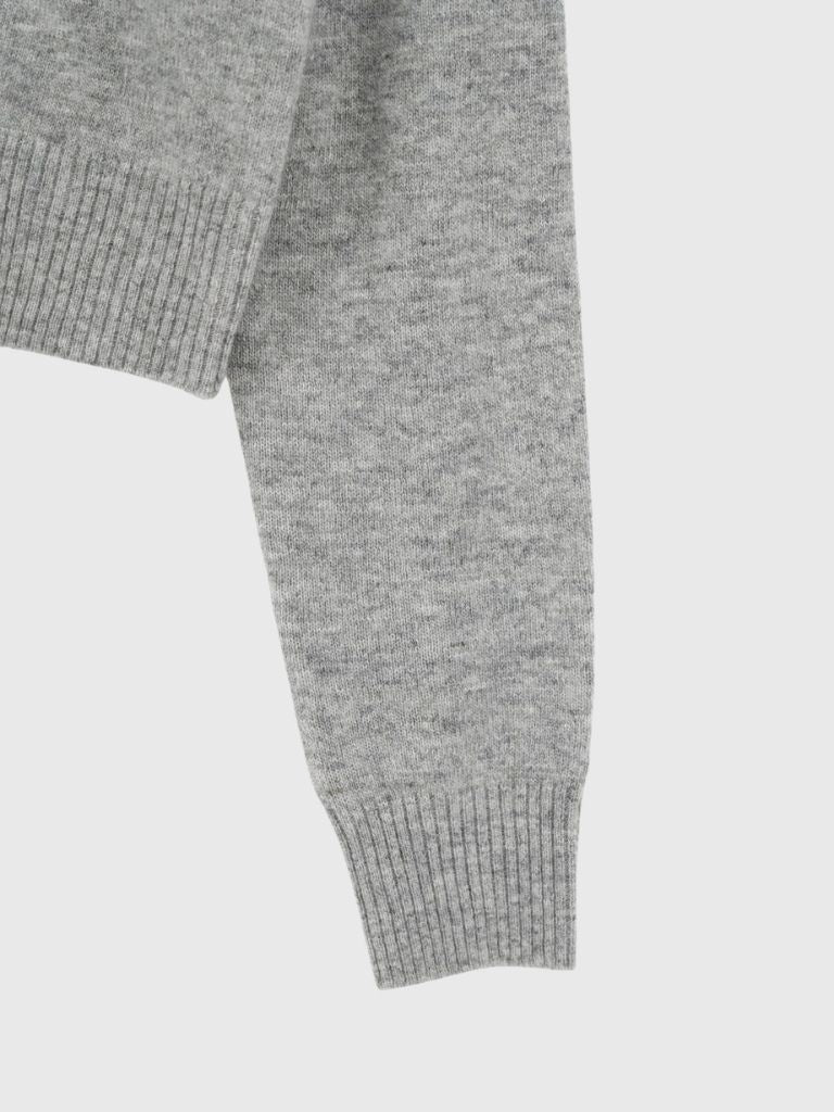 contrast line cardigan