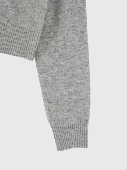 contrast line cardigan