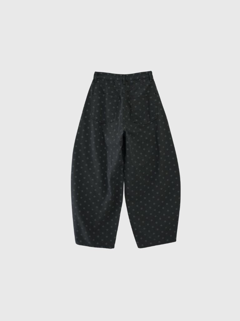 star dot balloon pants
