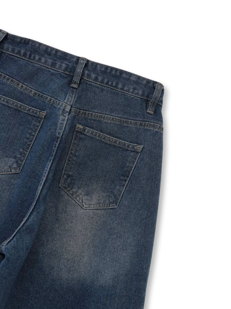 wide cut denim