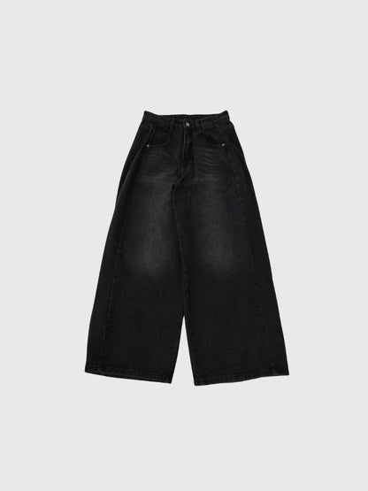 wide cut denim