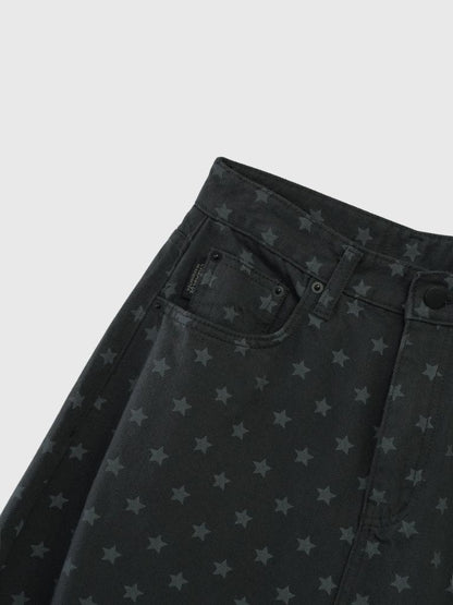 star dot balloon pants