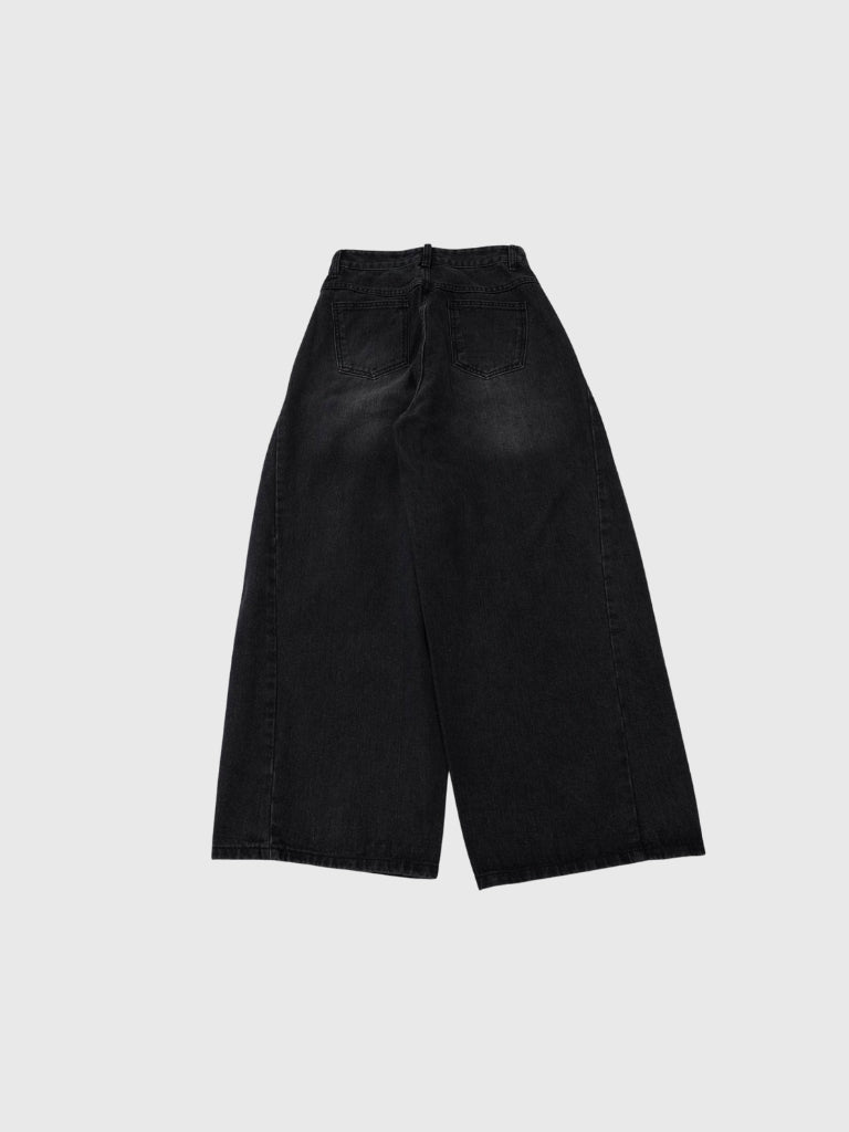 wide cut denim