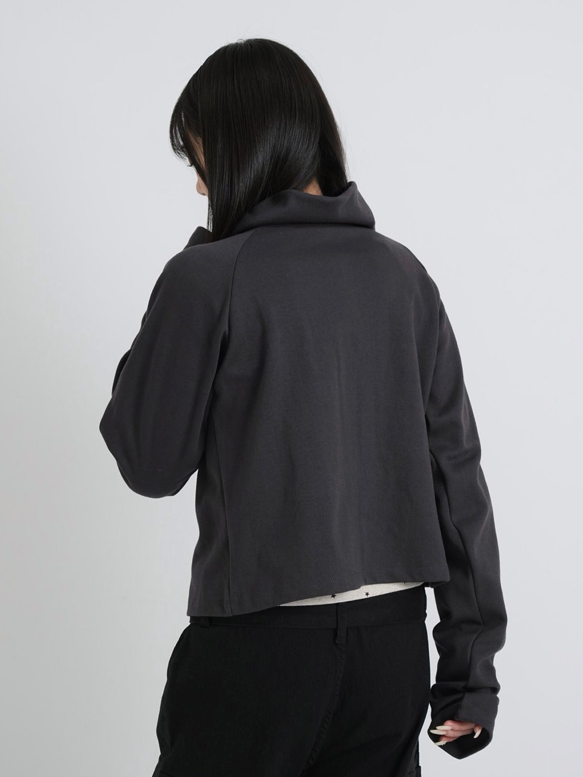 minimal double button cardigan