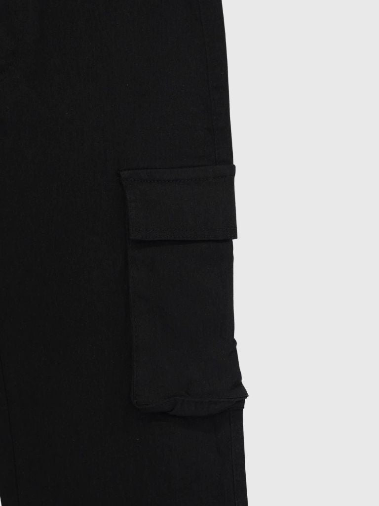 belt stud bootcut pants