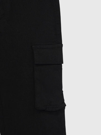 belt stud bootcut pants