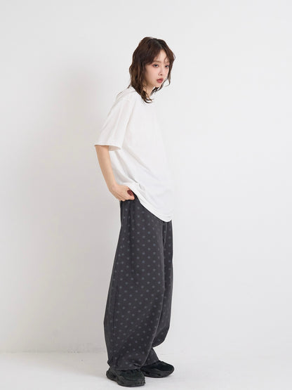 star dot balloon pants