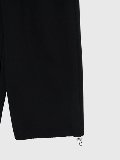 double layered wide pants