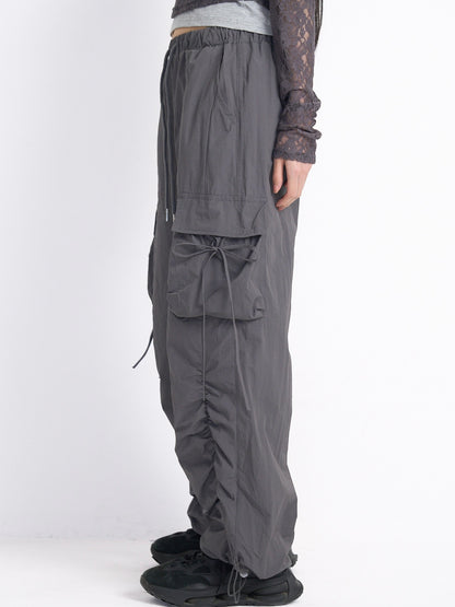 volume drawstring cargo pants