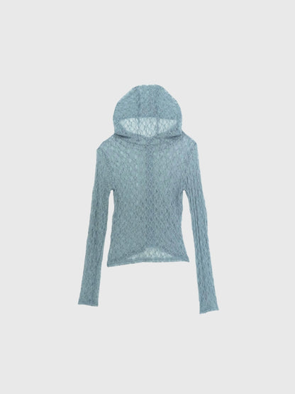 lace zip up tops