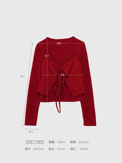 ribbon layered tube tops