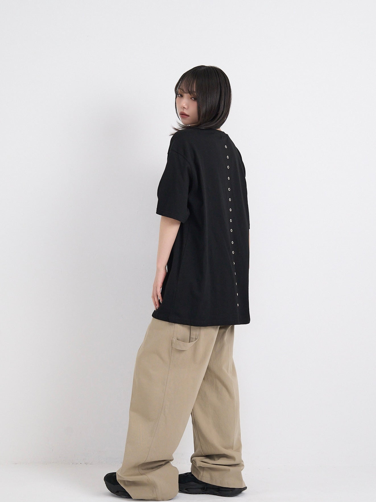 back eyelet line tops