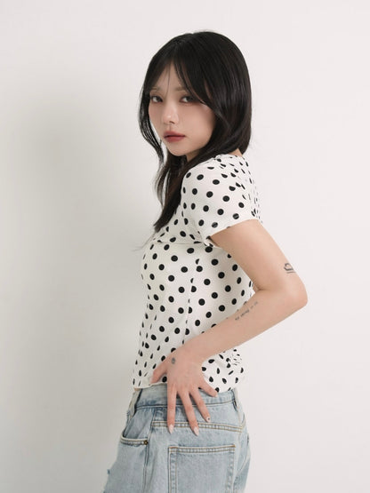 panel half dot tops