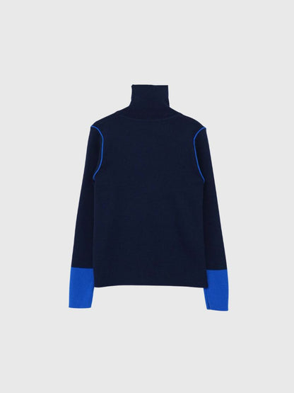color point turtleneck knit