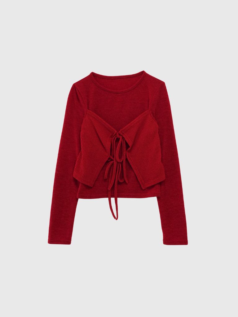 ribbon layered tube tops