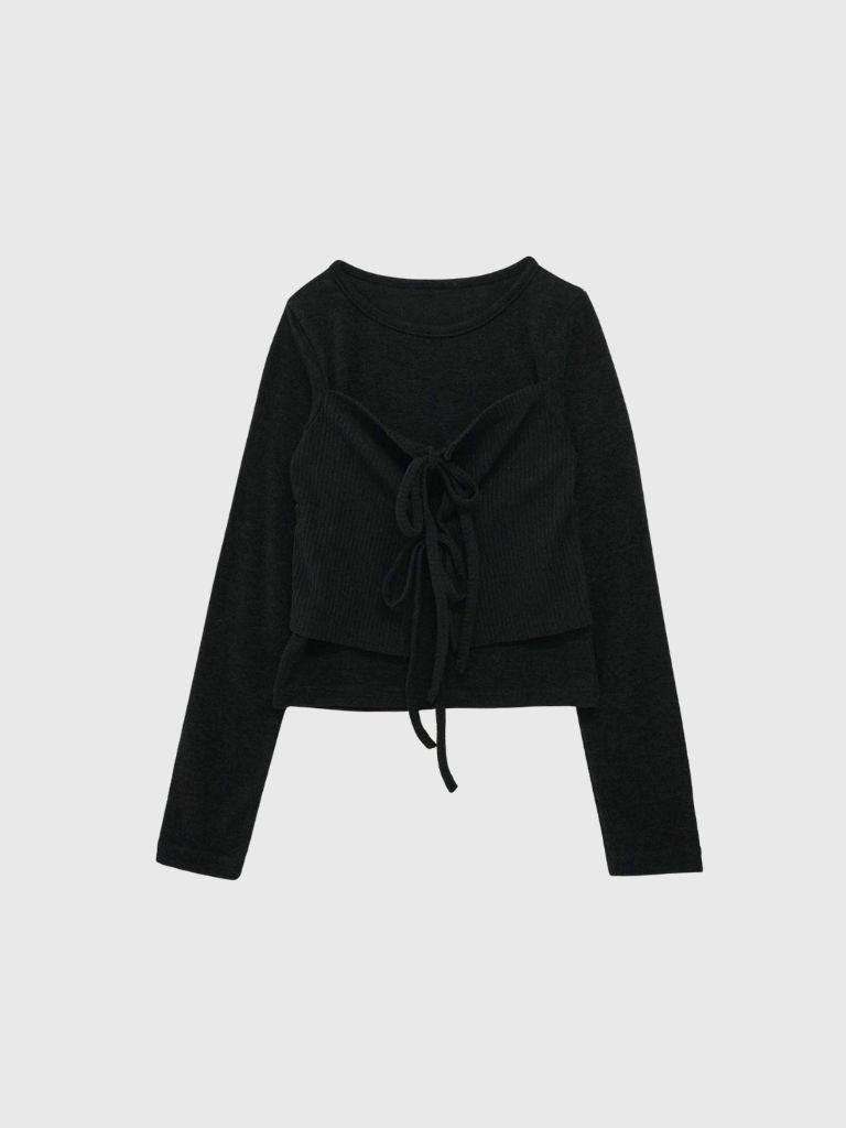 ribbon layered tube tops