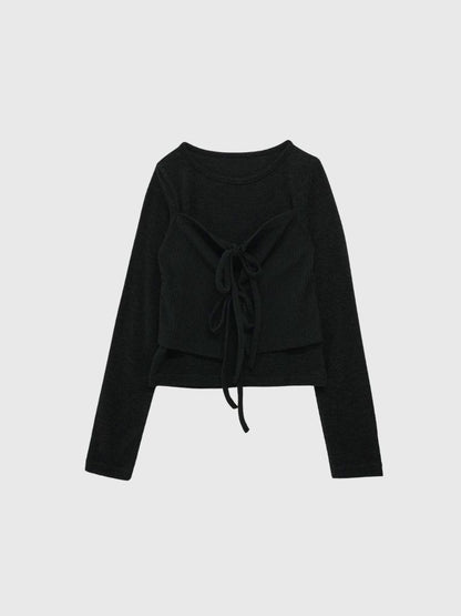 ribbon layered tube tops