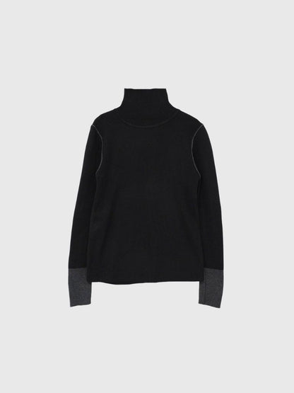 color point turtleneck knit