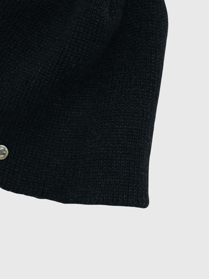 three studs knit beanie