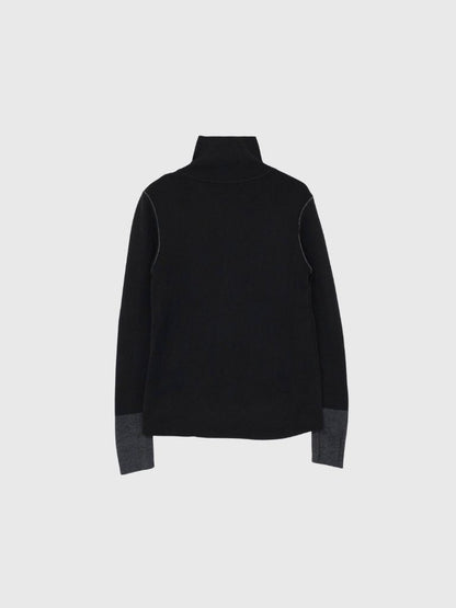 color point turtleneck knit
