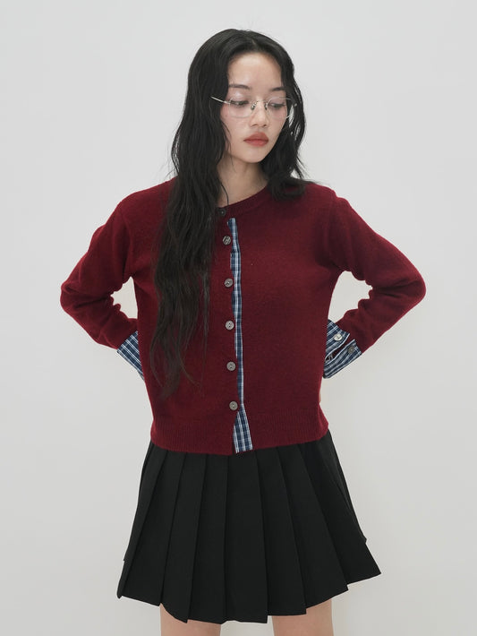 check shirt knit