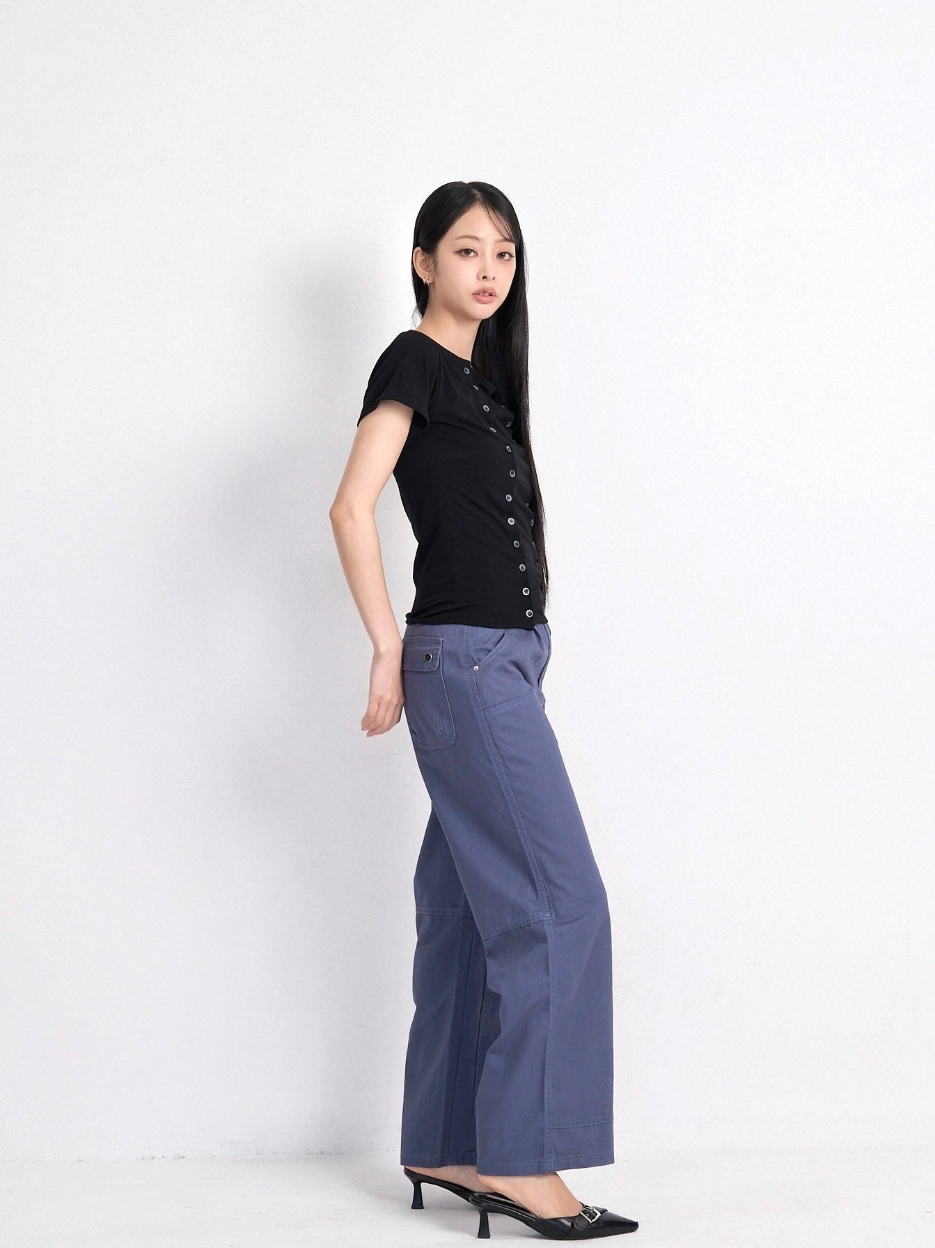 double button tops