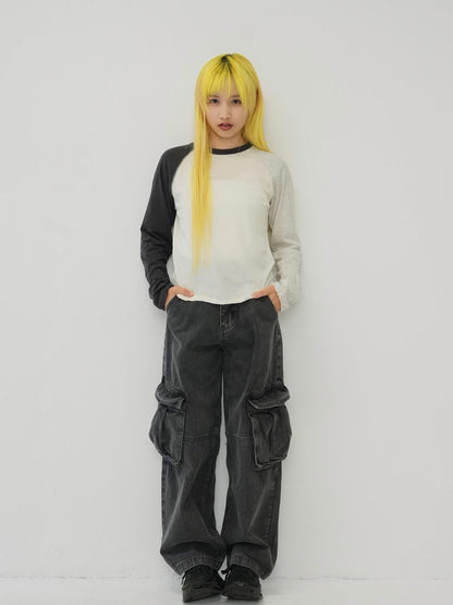 side flare raglan tops
