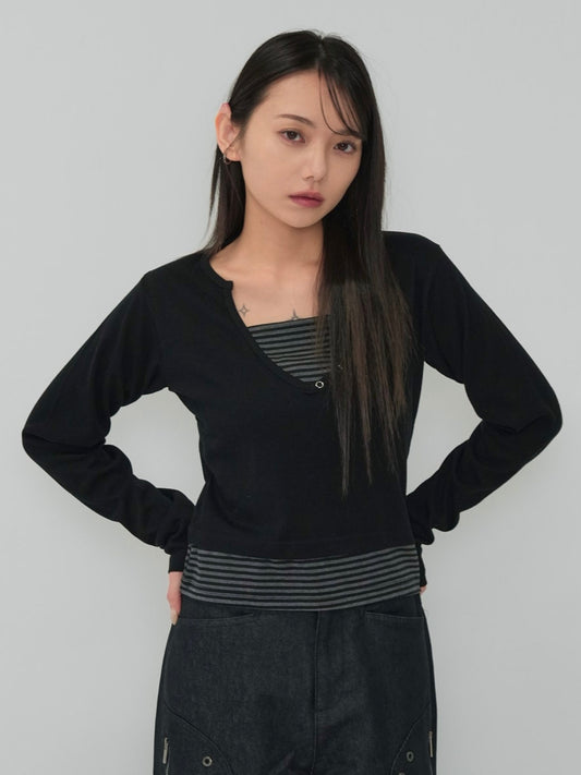 border layered snap tops