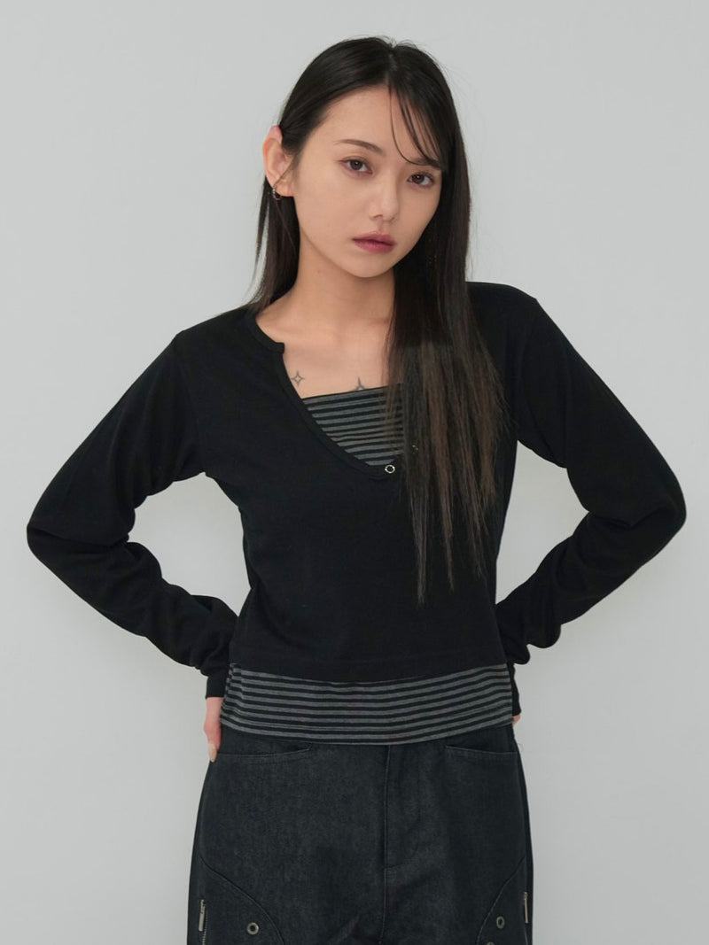 border layered snap tops