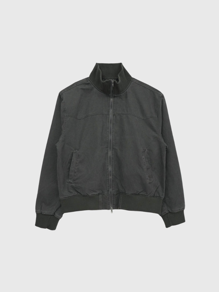 double zip high neck jacket