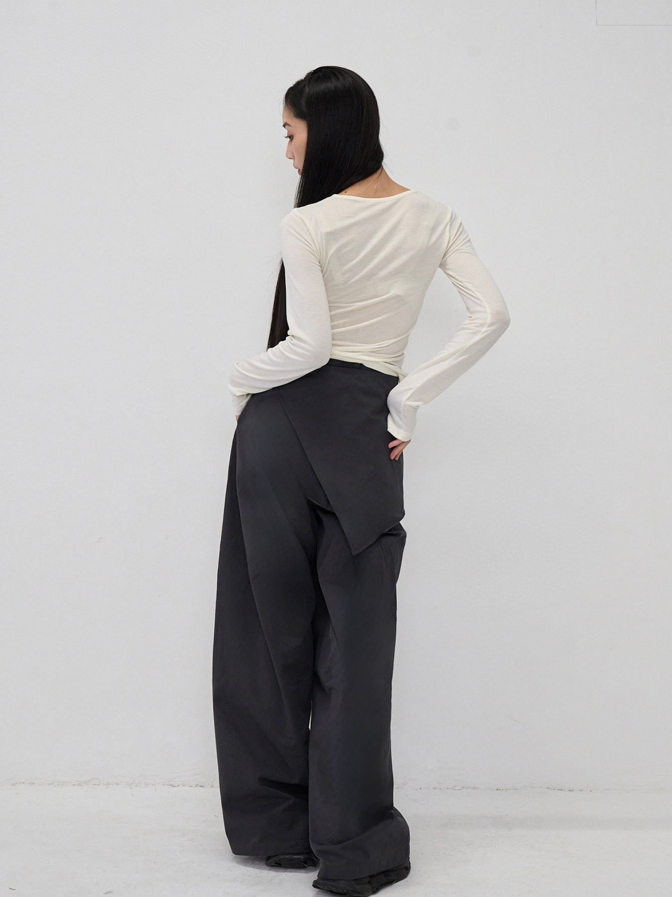 wrap cross pants
