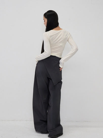 wrap cross pants