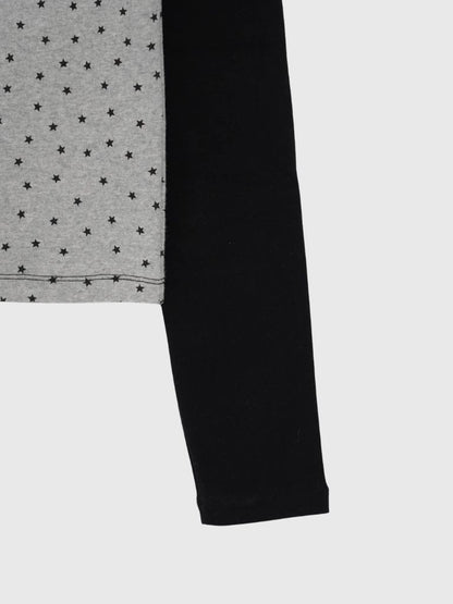 star dot raglan tops