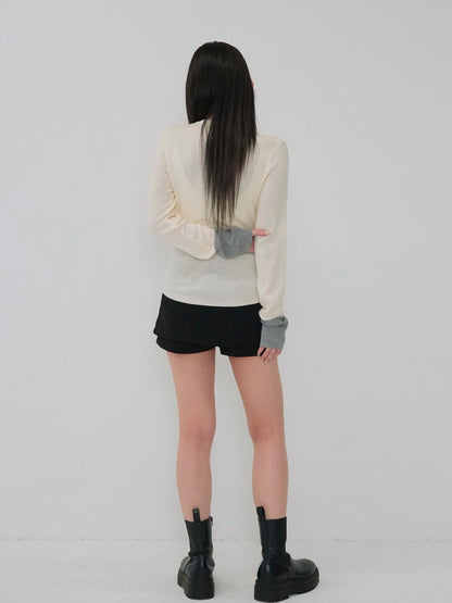 suede mini skirt pants