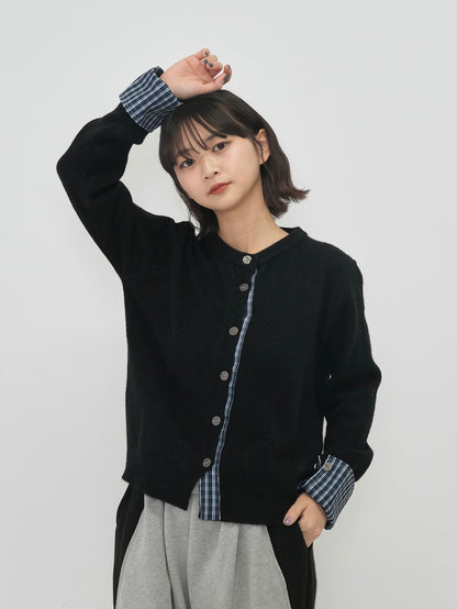 check shirt knit