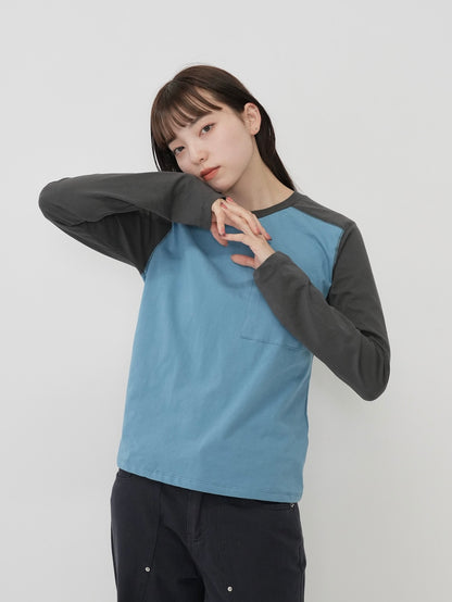 pocket raglan t