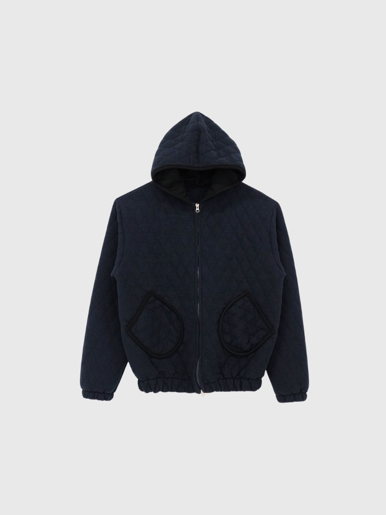 soft quilting hoodie
