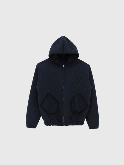 soft quilting hoodie