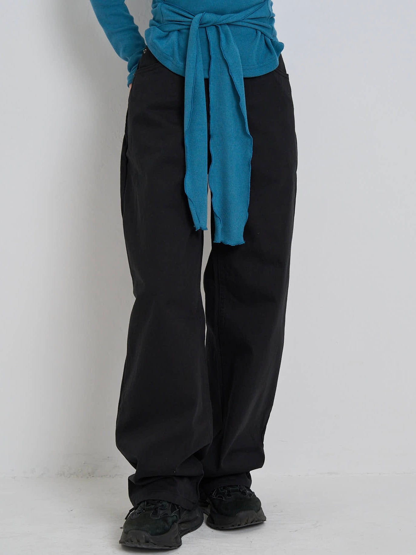 straight cotton pants