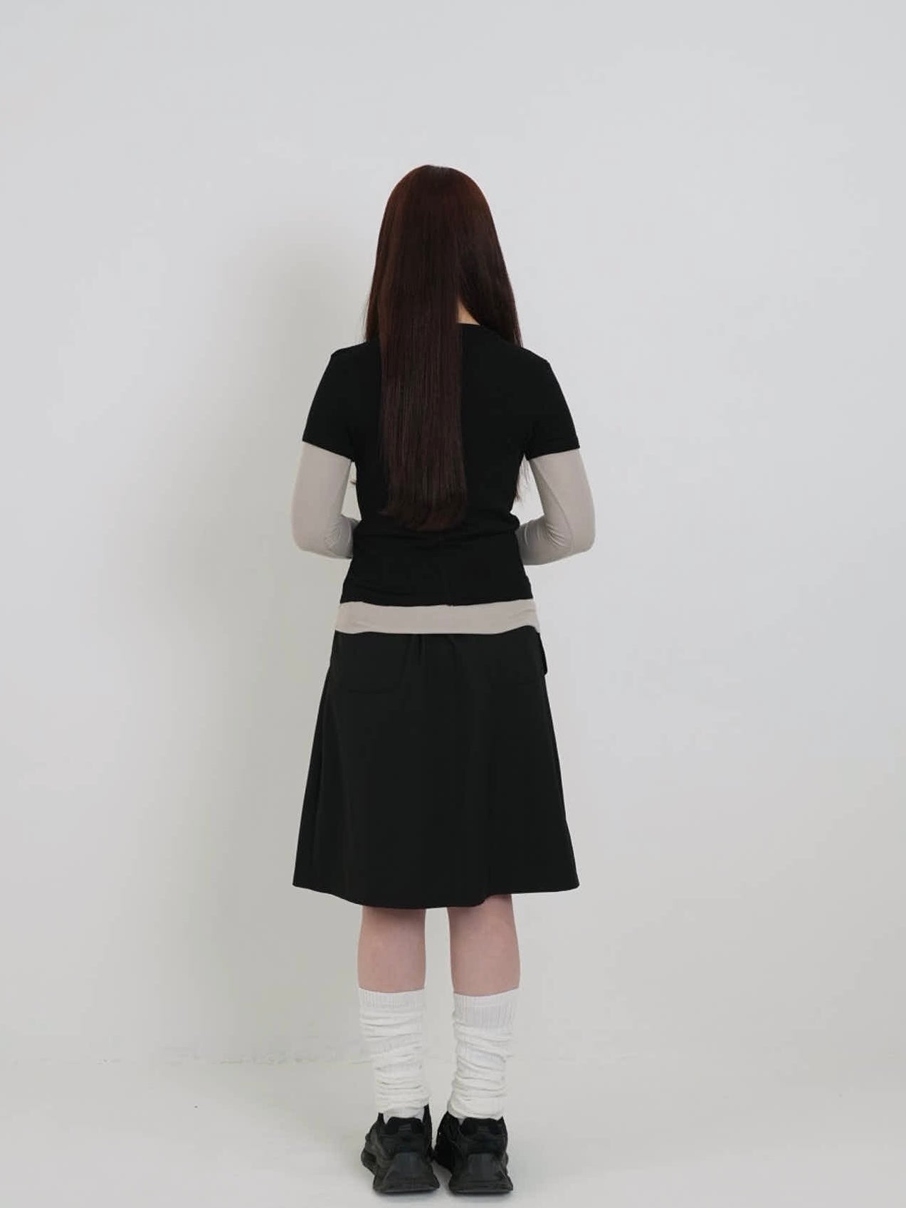 contrast layered tops