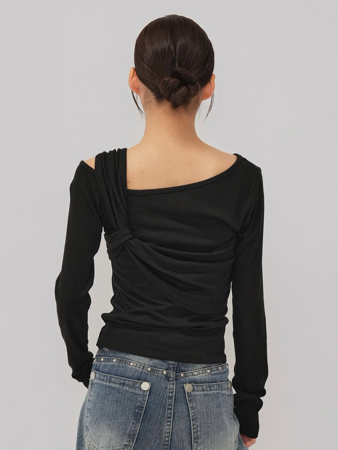 asymmetric shoulder tops