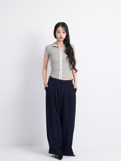 slim hook detail tops