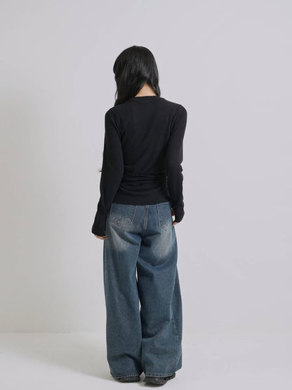 layered border wrap ribbon tops